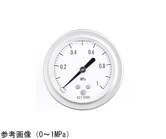 65-4325-35　Pressure Gauge with Glycerin (60Φ) 0.1 MPa　GV55-173