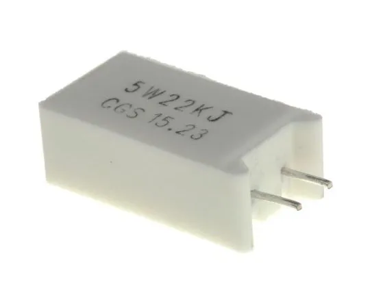 63-4724-17　TE Connectivity 22kΩ 5W Metal Film Fixed Resistor ±5% ±300ppm/°C　SQMR522KJ