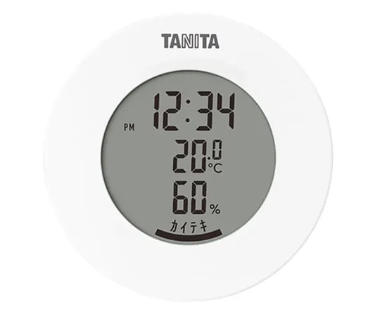 64-6399-95　Digital Thermo-Hygrometer White　TT-585-WH