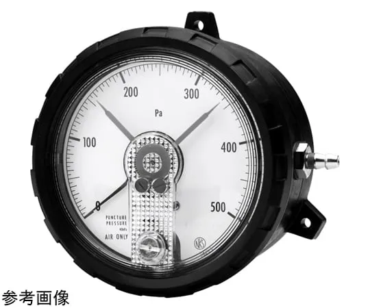 69-3939-16　Pressure Gauge Differential Pressure Gauge DG85 Outer Diameter φ7 Bamboo Joint (For Inner Diameter φ6 Vinyl Tube)　DG85-3910.1-0-0.1KPA