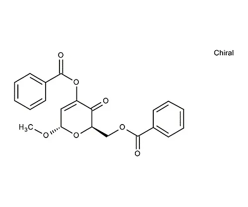 61-0353-51　(2R,6S)-(+)-4-Benzoyloxy-2-Benzoyloxymethyl-6-Methoxy-2H-Pyran-3(6H)-One for Synthesis 818233 1G　8.18233.0001