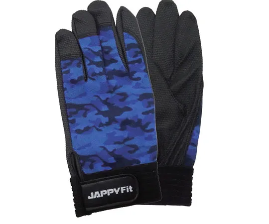 63-6337-56　Work Gloves Blue Camouflage M　JPF-178MB-M