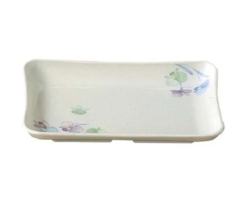 61-6833-78　Melamine Japanese Tableware Sumire Square Dish Large Cut VO-29　2445900
