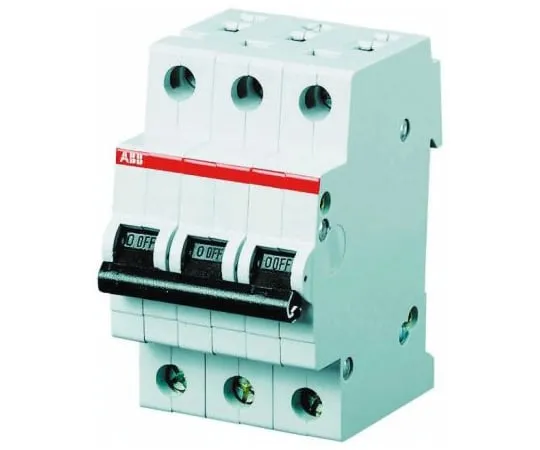 63-4858-50　ABB System M Pro S200 MCB Mini Circuit Breaker 3P, 25 A, 6 kA, Curve D　S203-D25