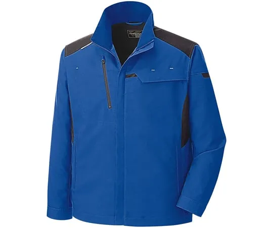 67-6635-51　Spring/Summer Work Wear Anti-static JIS Compliant Product Verdexelflex Unisex Jumper Royal Blue SSS Size　VES2763-UE-SSS