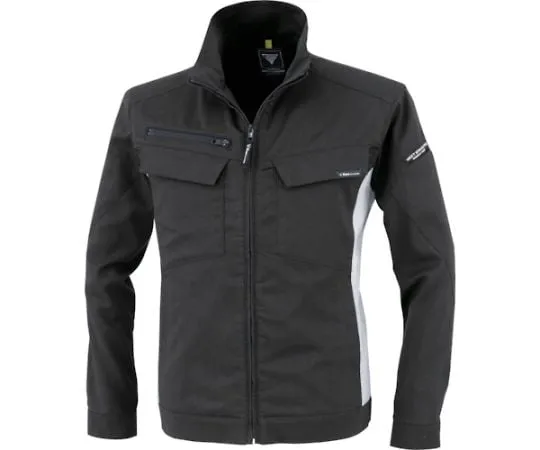 65-8353-98　Cotton Lined Stretch Long Sleeve Blouson Black 3L　1514-90-3L