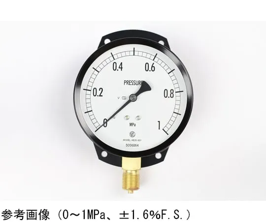 65-4289-56　Normal Pressure Gauge (Φ100) Vertical C Frame for Vibration Resistance 0.2 MPa　AE20-831