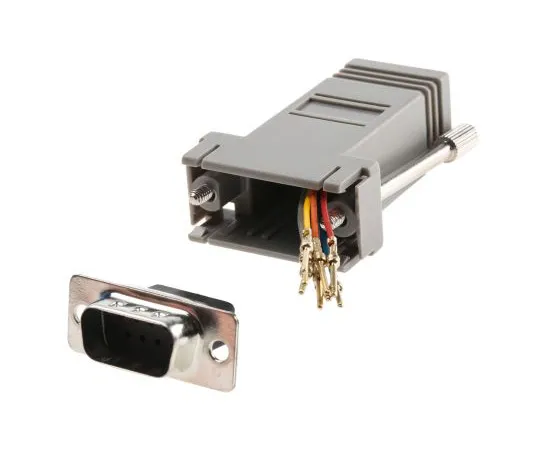63-4897-21　RS PRO RJ45 Socket/9 Way D Plug Adapter　625-6237