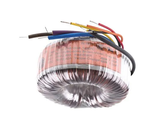 63-4747-75　2 Output Toroidal Transformer, 120VA, 2 x 25V ac　91956-P2S2