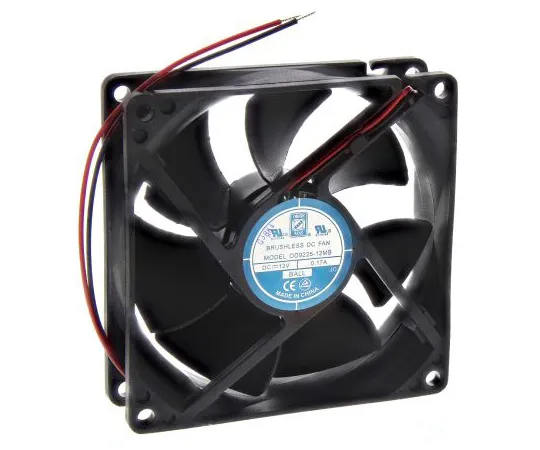 63-4867-46　RS PRO Axial Fan, 92.5 x 92.5 x 25mm, 44cfm, 2W, 12 V dc　541-5075