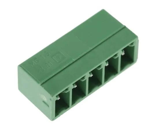 63-4733-70　Phoenix Contact MC 1.5/ 5-G-3.81, 5 Way, 1 Row, Right Angle PCB Header　1803303