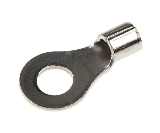 63-4699-88　TE Connectivity Uninsulated Nickel Plated Crimp Ring Terminal, 4.17mm Stud Size, 1mm² to 2.6mm², 16AWG to 14AWG　322694