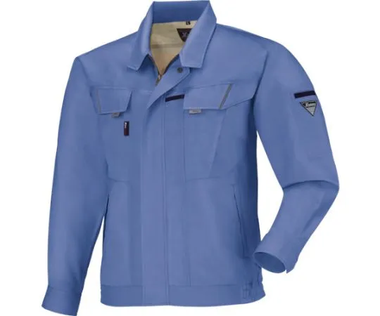 65-8488-11　Long Sleeve Blouson Blue 3L　7564-40-3L