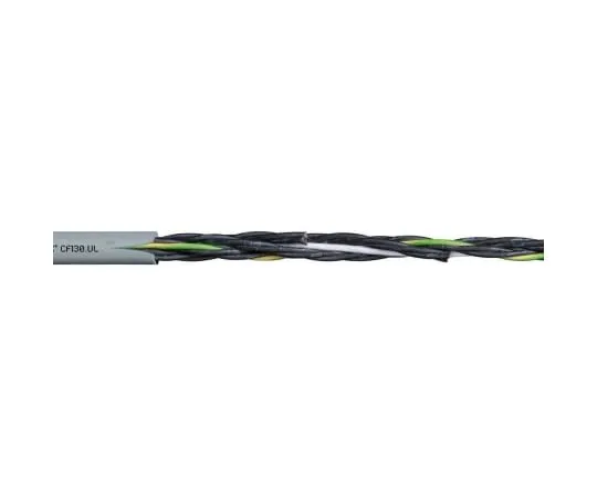 63-4836-90　Igus 4 Core Unscreened Industrial Cable, 1 mm² Grey 10m Reel, Chainflex CF130.UL Series　CF130.10.04.UL