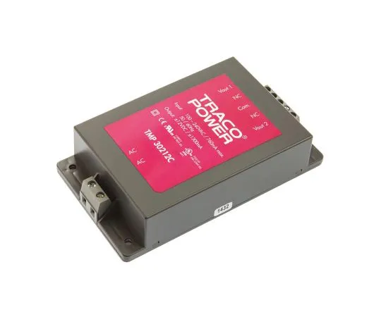 63-4924-47　TRACOPOWER 30W Dual Output Embedded Switch Mode Power Supply SMPS, 1.3A, ±12V dc Encapsulated　TMP 30212C