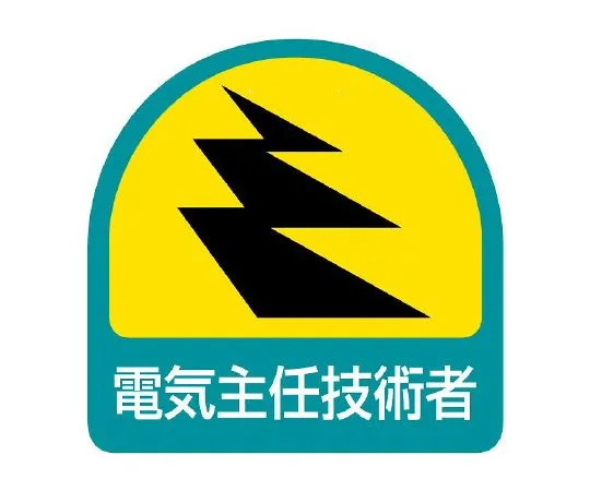 62-6110-11　Helmet Sticker Chief Electric Engineer 1 Sheet (2 Sheets)　851-50