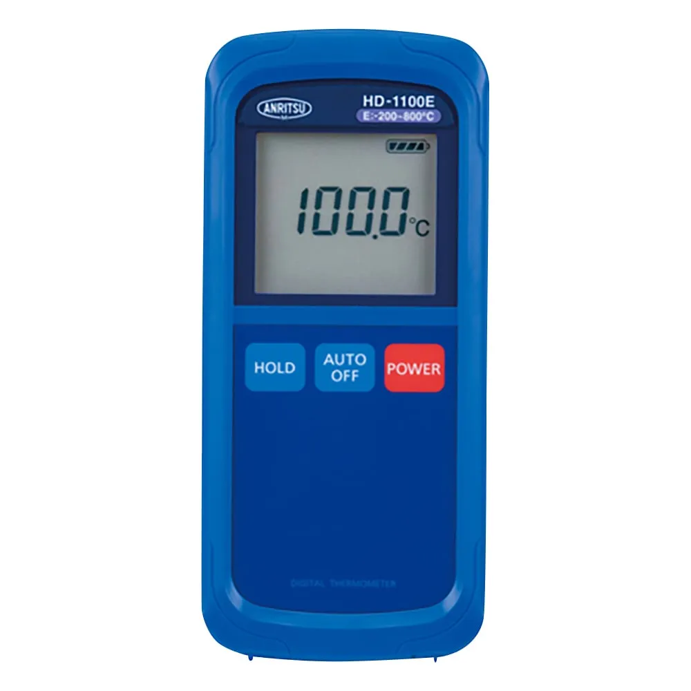 2-1082-01-20　［Discontinued］Portable Thermometer Basic E Thermocouple -200 - +800 ℃ With Calibration Certificate　HD-1100E