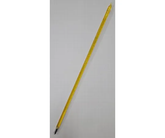 65-6876-99　［Discontinued］Yellow Tube Bar Standard Thermometer No.0 with Manufacturer JCSS Calibration Certificate　K-1150