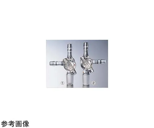 65-6864-30　Semi-Micro Exhaust Pipe (with Three-Way Cock) 15/20 (1)　2680-01