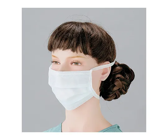 61-7357-43　［Discontinued］OSAKI Surgical Mask No.1 Blue String Type Blue 50 Pieces　51400