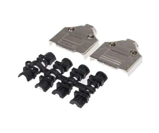 63-4764-27　MH Connectors MHDTPK Series ABS D-sub Connector Backshell, 15 Way, Strain Relief　DTPK15-K