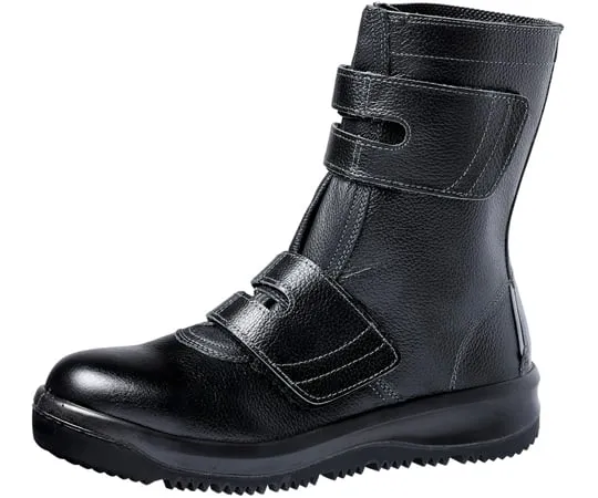 67-6616-90　JIS Standard Anti-Slip Safety Shoes Long Top All-Rounder Black 23.5 cm　ARD235N-BK-23.5