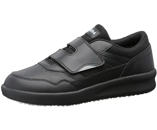 67-6619-56　Ultra-Anti-Slip Work Shoes High Grip The Force NHF-715N Black 22.0 cm　NHF-715N-BK-22.0