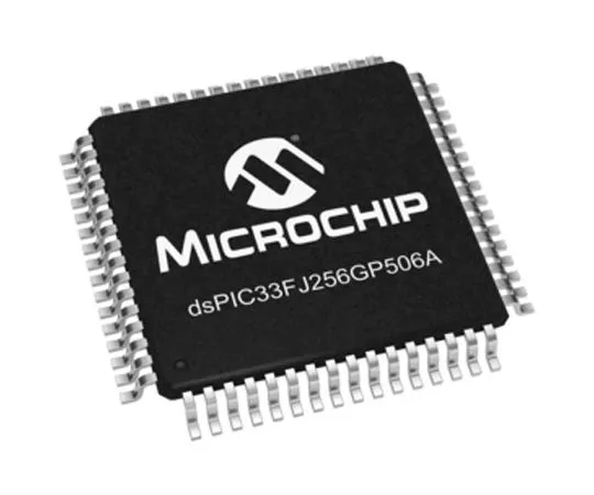 63-4930-95　Microchip, 16bit Digital Signal Processor 40MIPS 256 kB Flash 64-Pin TQFP　dsPIC33FJ256GP506A-I/PT