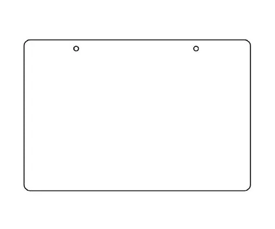 62-6119-05　Valve Indicator Plate 100 x 150 x 2mm 10 Pieces　886-31