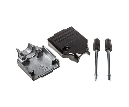 63-4716-97　MH Connectors MHDTZK-BK Series Zinc D-sub Connector Backshell, 9 Way, Strain Relief　MHDTZK-9-BK-K