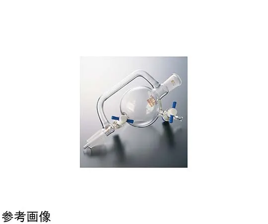 65-6836-82　Solvent Receiver (PTFE Cock) 100 mL 15/25-15/25　1855-01