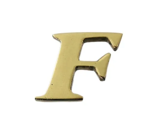 61-7430-56　Brass Gold Characters Large Characters F　QL20-F