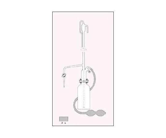 61-9726-31　［Discontinued］Automatic Burette (Plane Joint Type with Glass Cock New Standard) 10mL　F-BURET10S