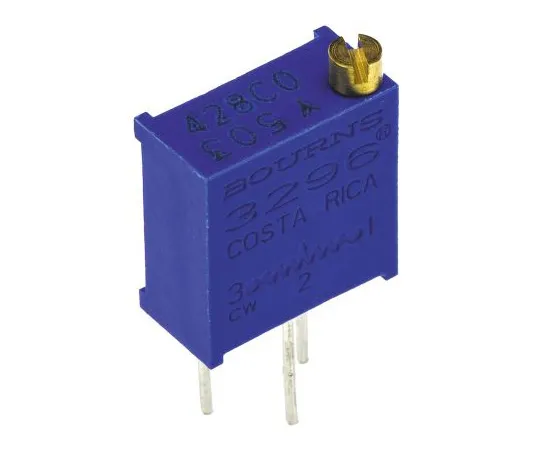 63-4850-88　50kΩ Through Hole Trimmer Potentiometer 0.5W Top Adjust Bourns 3296 Series　3296Y-1-503LF