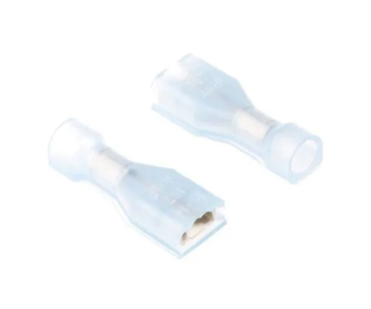 63-4743-56　TE Connectivity Ultra-Fast .187 Series Blue Insulated Crimp Receptacle, 4.75 x 0.51mm, 1.3mm² to 2mm², 16AWG to 14AWG,　3-350816-2