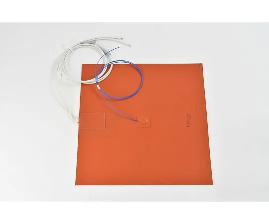 64-3424-30　Silicon Rubber Heater [With Double-sided Tape, Thermocouple 1m, Lead Wire Extension 1m] 100V 720W 300mm x 300mm　SR100-720-300-300-P-K1