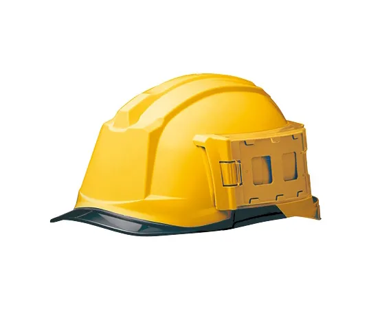 67-6634-27　PC Helmet (ID Card Holder/Windflow/Clear Visor) Yellow/Smoke　SC-19PCLIDRA3-UP4-YS