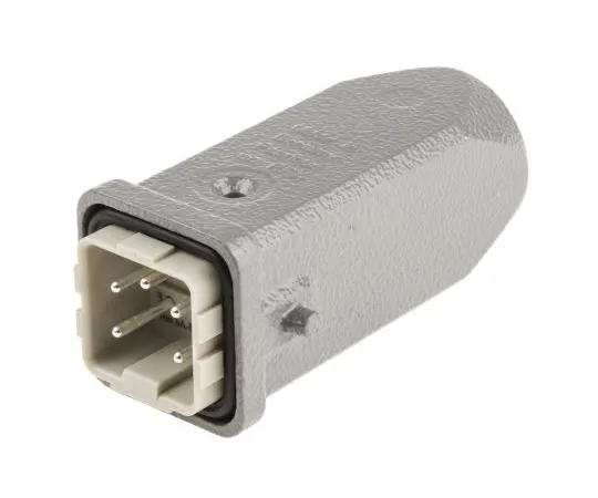 63-4830-95　Han A Series 4 + PE Way Male 10A Connector Kit, includes Hood, Insert　09200042611+19200031440