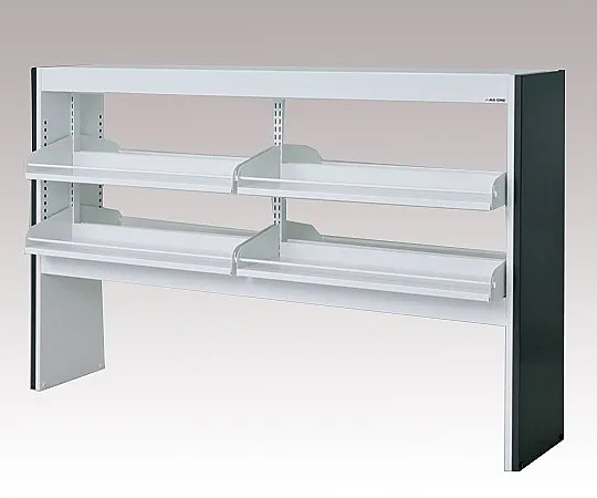 3-2077-01　［Discontinued］Reagent Shelf Steel Type, Rack Type, Double-Sided Type 1780 x 340 x 1100　RAC-1800-WL