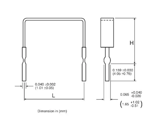 63-4824-35　Arcol 5mΩ 1W Fixed Resistor ±1% ±20ppm/°C　MSR-1 R005 F