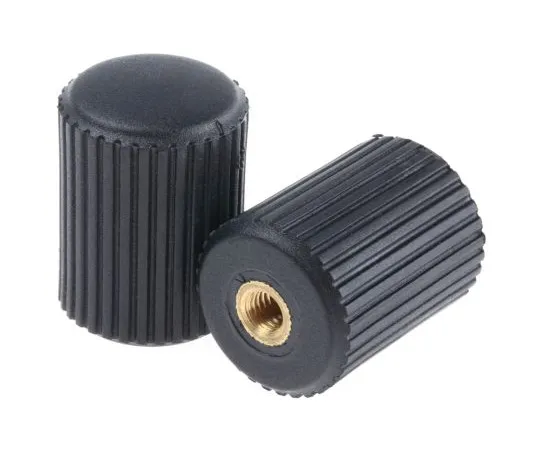 63-4903-10　RS PRO Black Thermoplastic Knob　631-9091