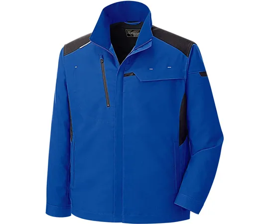 67-6634-42　All Year Work Wear Antistatic JIS Compliant Product Verdexelflex Unisex Jumper Royal Blue SSS Size　VE763-UE-SSS