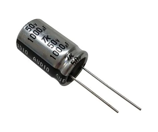63-4690-43　Toshin Kogyo 1000μF 50V dc Aluminium Electrolytic Capacitor, Through Hole 17 (Dia.) x 27mm +85°C 17mm 7.5mm　1HUTSJ102M0
