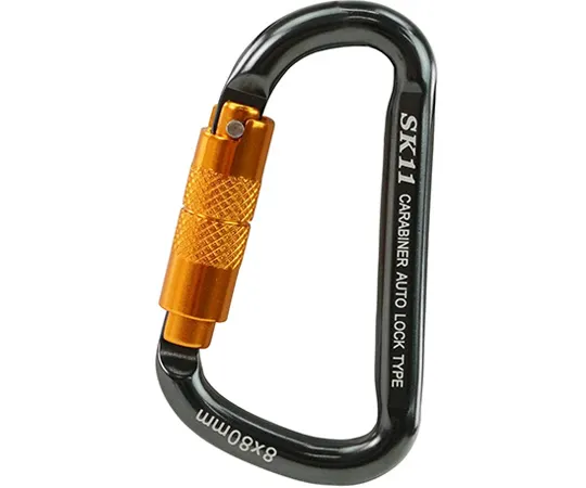 67-4563-35　Auto Lock Carabiner Black　SALC-880BK