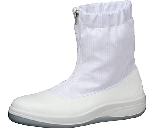64-8053-07　JIS Standard, Electrostatic Safety Shoes, Half Hood White 23.5 cm SCR1200-HH-W-23.5　SCR1200-HH-W-23.5