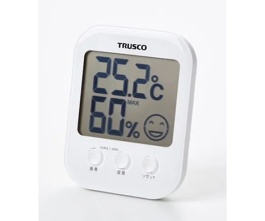 63-7310-67　Digital Thermo-Hygrometer with Heatstroke and Influenza Hazard Notification　TDTM-001