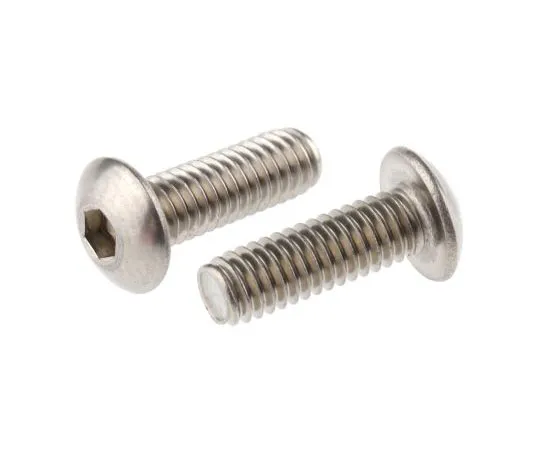 63-4717-68　RS PRO M4 x 12mm Hex Socket Button Screw Plain Stainless Steel　183-8648