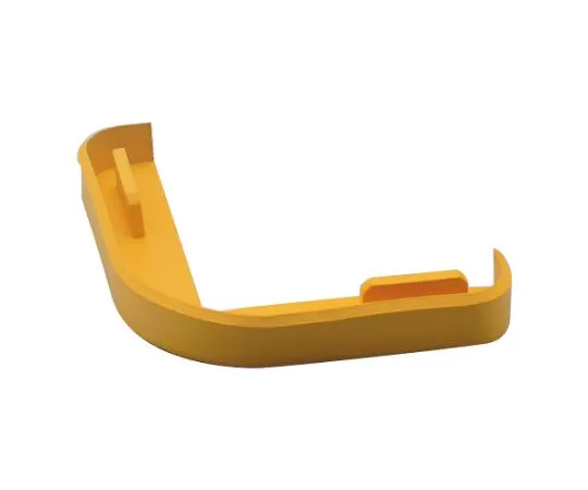 62-6113-96　Corner Protector Cross Section Cap for 90 mm Yellow 2 Pieces 1 Set　866-193