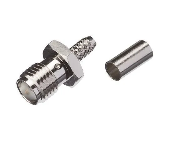 63-4925-98　Yuetsu Straight Cable Mount SMA Connector, Crimp Termination　089-NZ39B