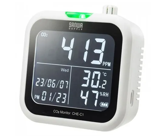 65-3364-85　CO2 carbon dioxide meter (with temperature and hygrometer)　CHE-C1